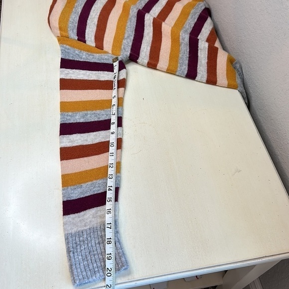Verve Ami Striped Crewneck Sweater Size Medium - Picture 12 of 12